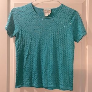 Oscar De La Renta silk top